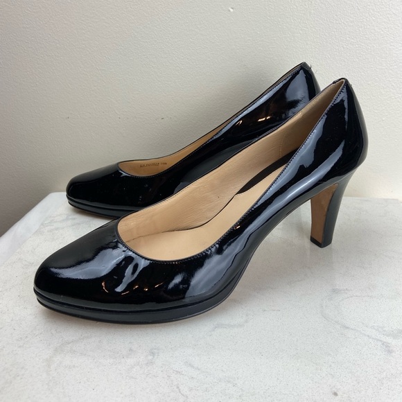 Cole Haan Classic Black Patent Leather Heels Size 10B - Picture 6 of 12